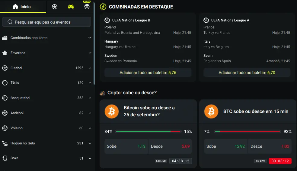 Apostas desportivas no Twindor — futebol, ténis, basquetebol e odds ao vivo Apostas desportivas no Twindor — futebol, ténis, basquetebol e odds ao vivo