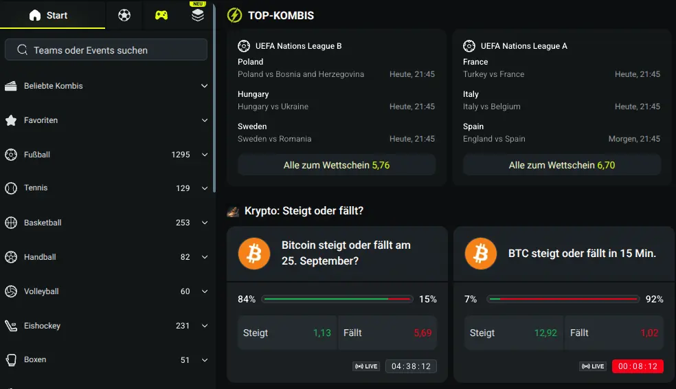 Sportwetten bei Twindor — Fußball, Tennis, Basketball und Live-Quoten Sportwetten bei Twindor — Fußball, Tennis, Basketball und Live-Quoten